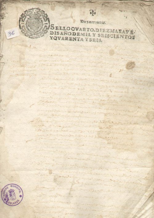 Expediente 36 / Caja 4 / F. Notarial