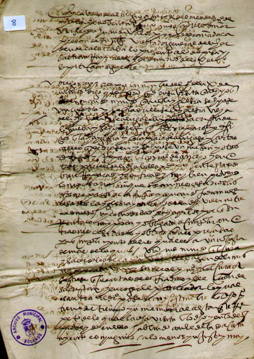 Expediente 8 / Caja 5 / F. Eclesiástico