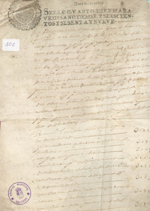 Expediente 102 / Caja 7 / F. Notarial Expediente 102 / Caja 7 / F. Notarial