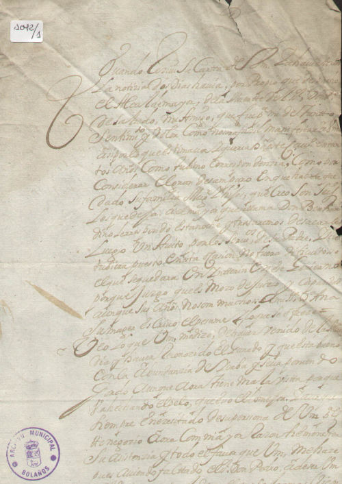 Expediente 1042-1 / Caja 42 / F. Histórico