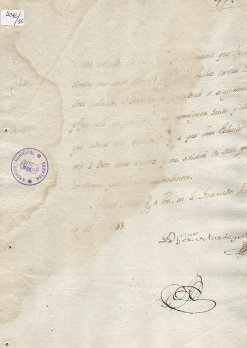 Expediente 1042-16 / Caja 42 / F. Histórico