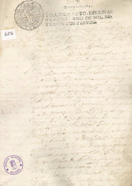 Expediente 123 / Caja 8 / F. Notarial