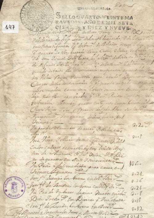 Expediente 147 / Caja 9 / F. Notarial