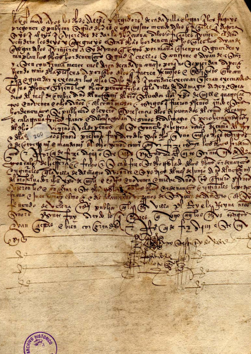 Expediente 200 / Caja 23 / F. Histórico