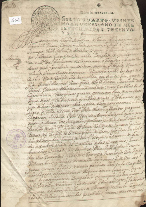 Expediente 202 / Caja 9 / F. Notarial