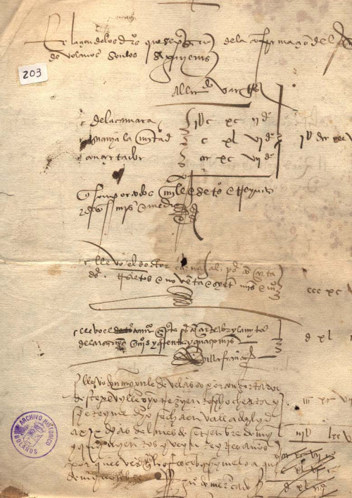 Expediente 203 / Caja 24 / F. Histórico