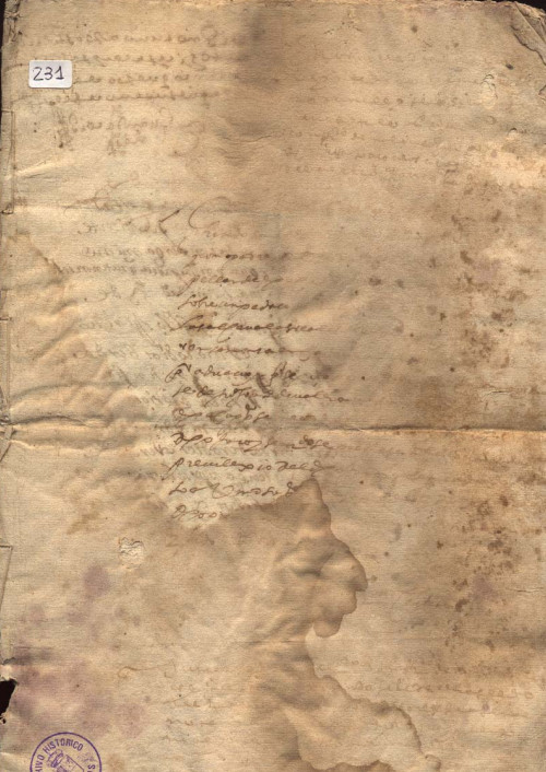 Expediente 231 / Caja 24 / F. Histórico