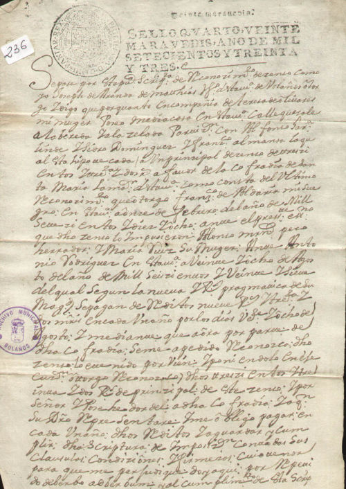 Expediente 236 / Caja 9 / F. Notarial