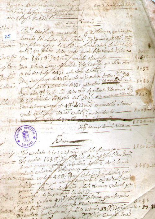 Expediente 25 / Caja 3 / F. Eclesiástico