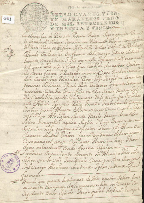 Expediente 251 / Caja 9 / F. Notarial