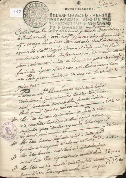 Expediente 297 / Caja 10 / F. Notarial