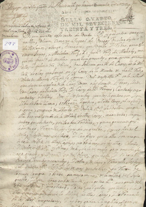 Expediente 298 / Caja 10 / F. Notarial