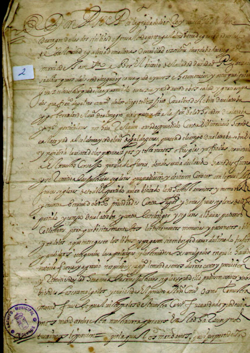 Expediente 2 / Caja 1 / F. Eclesiástico