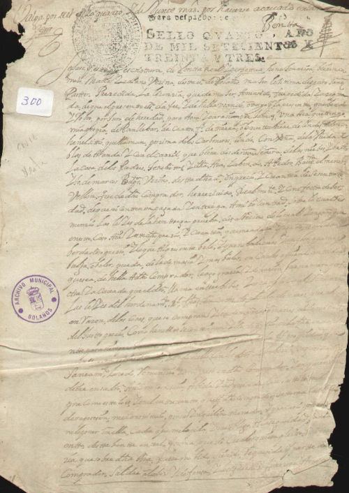 Expediente 300 / Caja 10 / F. Notarial