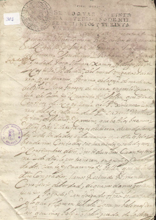 Expediente 301 / Caja 10 / F. Notarial