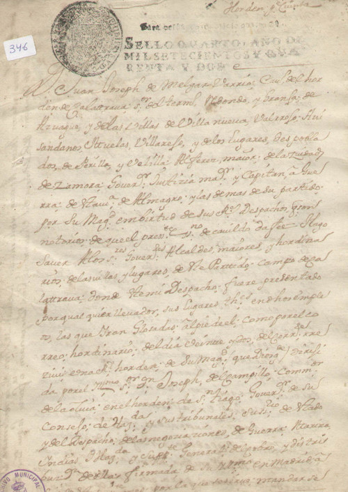 Expediente 346 / Caja 26 / F. Histórico