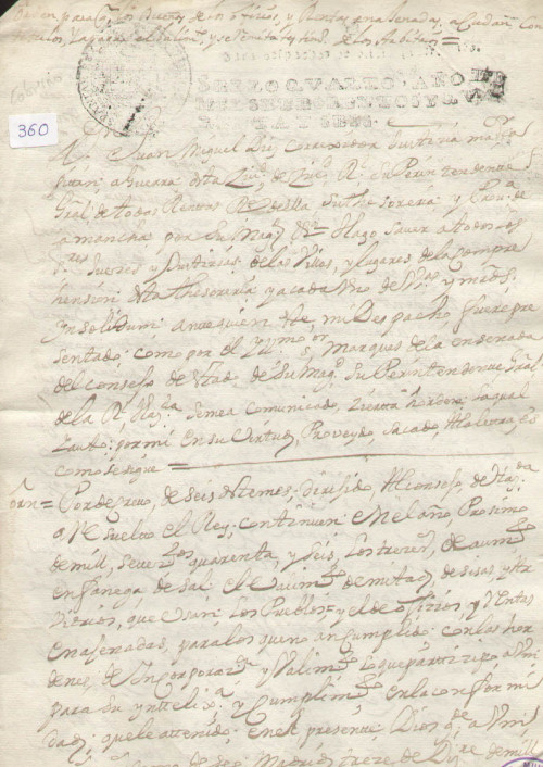 Expediente 360 / Caja 26 / F. Histórico