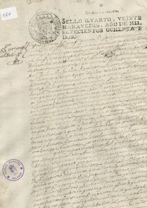 Expediente 367 / Caja 10 / F. Notarial