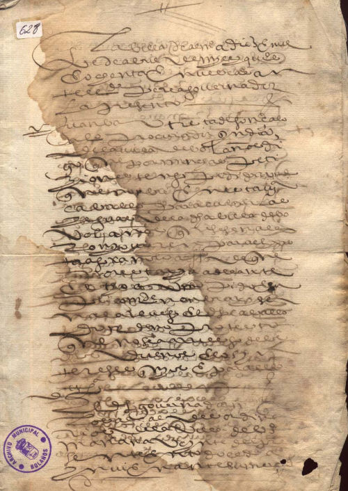 Expediente 628 / Caja 33 / F. Histórico