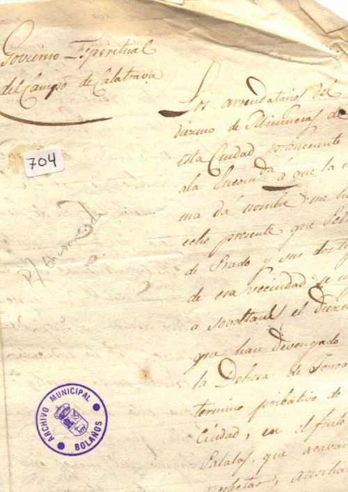 Expediente 704 / Caja 34 / F. Histórico