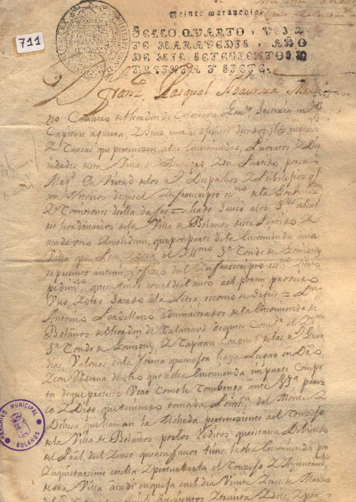 Expediente 711 / Caja 34 / F. Histórico