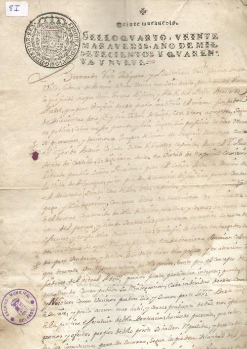 Expediente 8I / Caja 8 / F. Eclesiástico