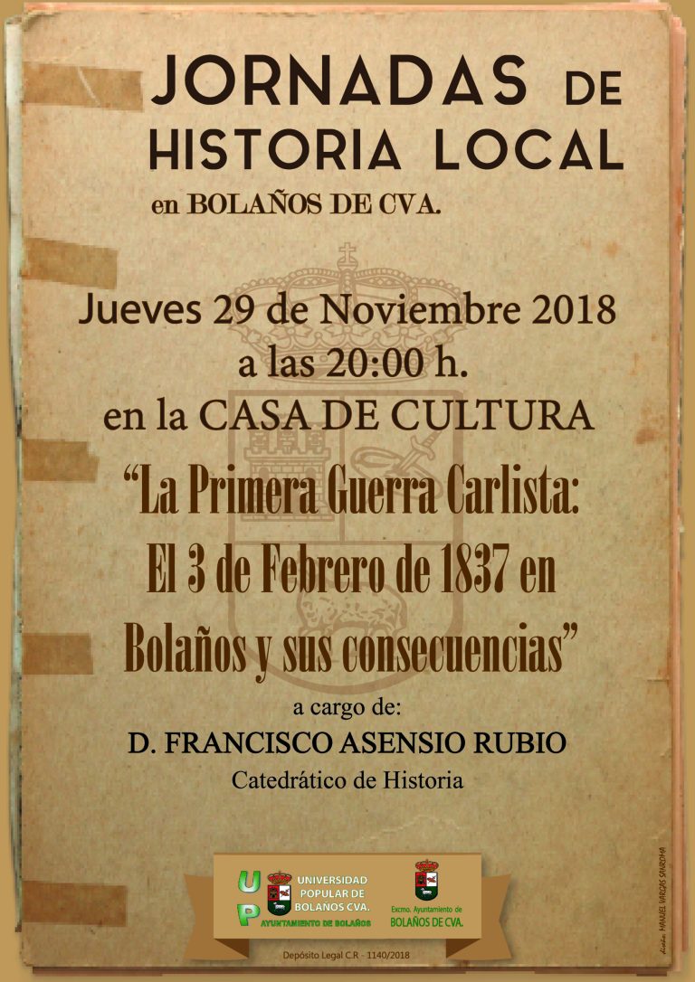 La Primera Guerra Carlista de Febrero de 1837 en Bolaños