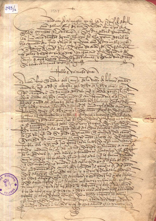 Expediente 1 / Caja 293 / F. Histórico