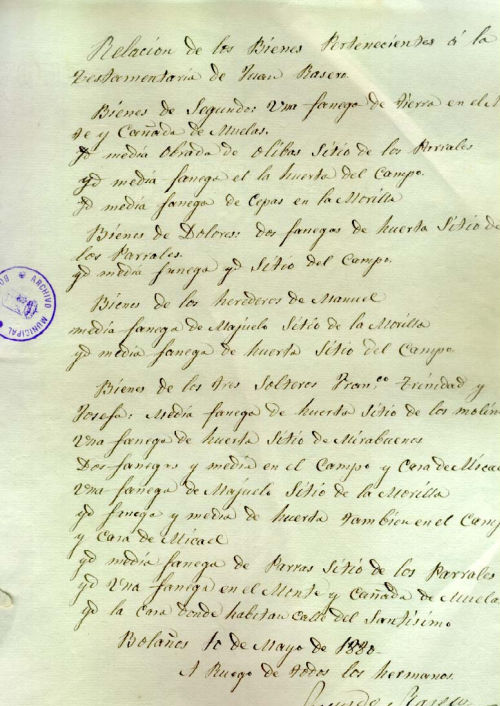 Expediente 15 / Caja 303 / F. Histórico