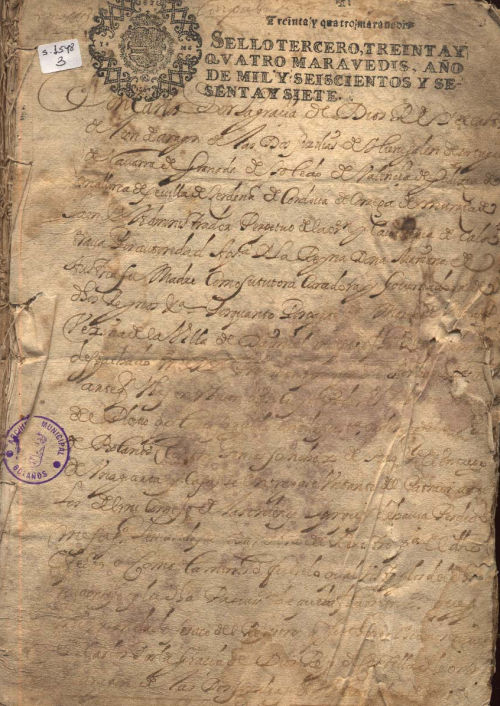 Expediente 1548/3 / Caja 311 / F. Histórico