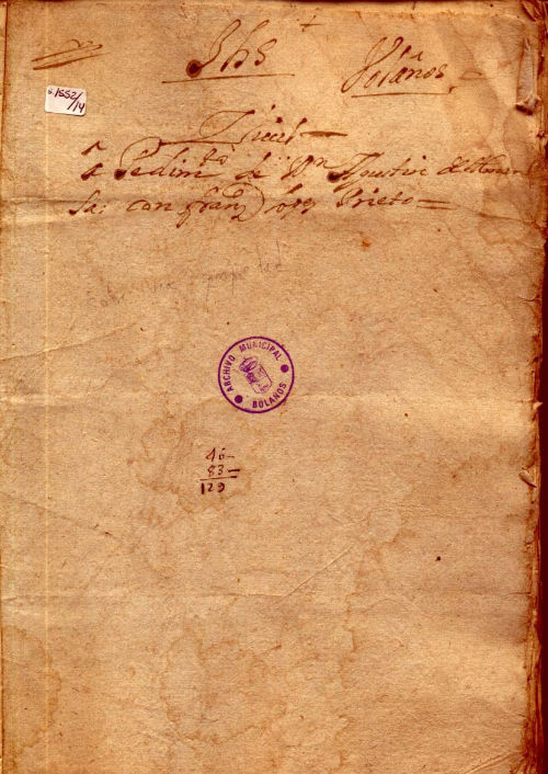 Expediente 1552/14 / Caja 316 / F. Histórico