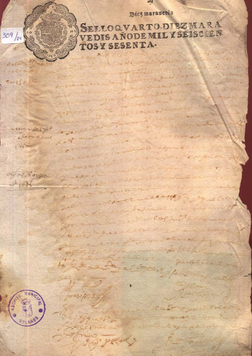 Expediente 24 / Caja 309 / F. Histórico