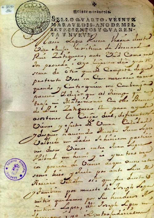 Expediente 1540/36 / Caja 287 / F. Histórico