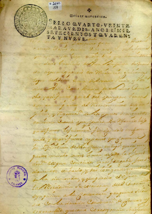 Expediente 1540/37 / Caja 287 / F. Histórico