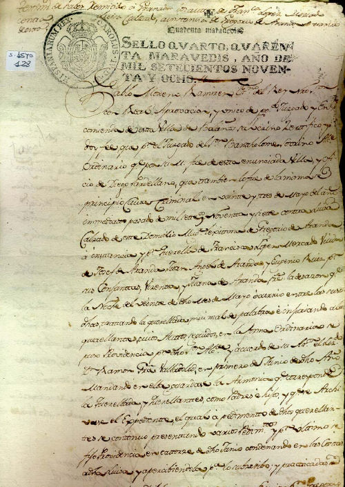 Expediente 1540/128 / Caja 287 / F. Histórico