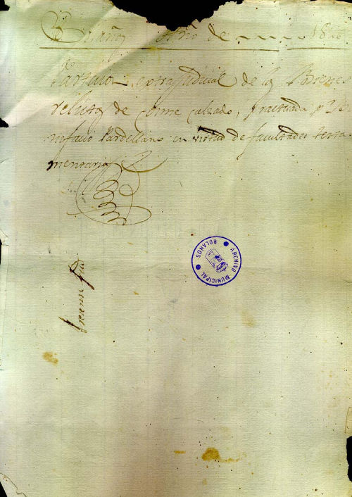 Expediente 7 / Caja 303 / F. Histórico