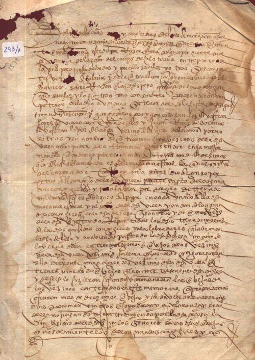 Expediente 7 / Caja 293 / F. Histórico