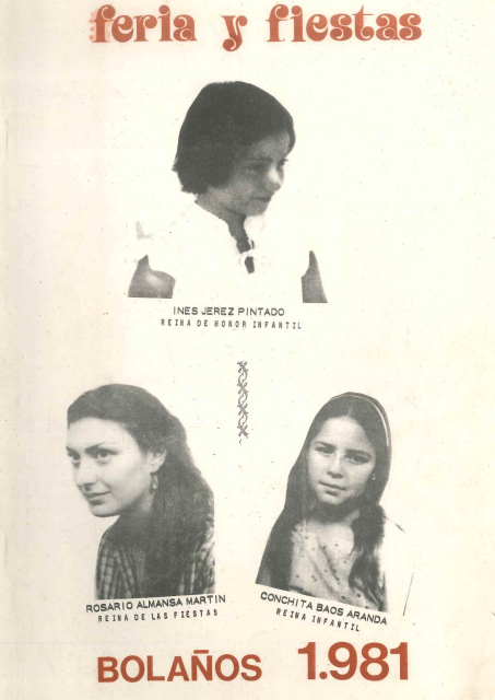 Programación de las Fiestas de Julio de 1981