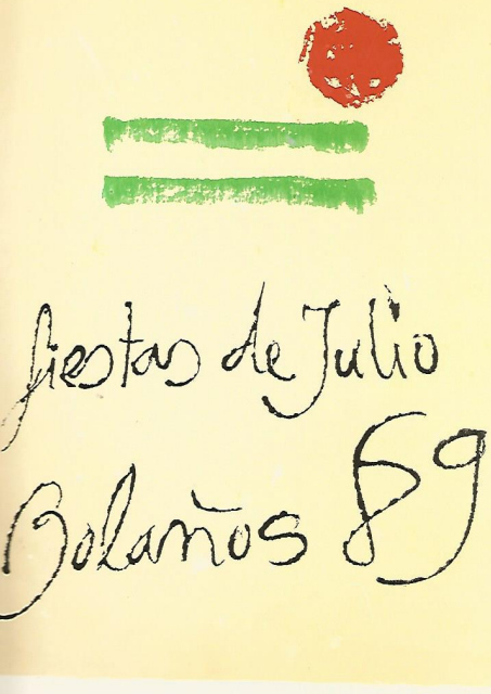 Programación de las Fiestas de Julio de 1989