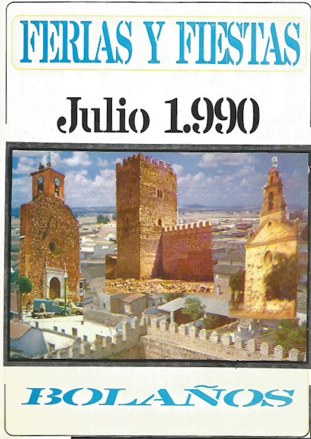 Programación de las Fiestas de Julio de 1990