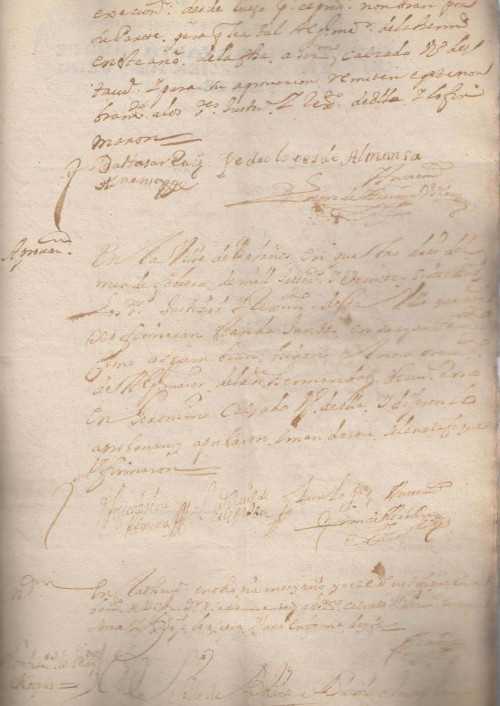 Libro de Actas de 1727