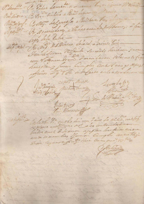 Libro de Actas de 1736