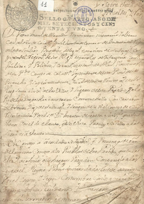 Libro de Actas de 1751