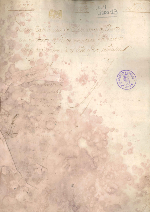 Libro de Actas de 1790