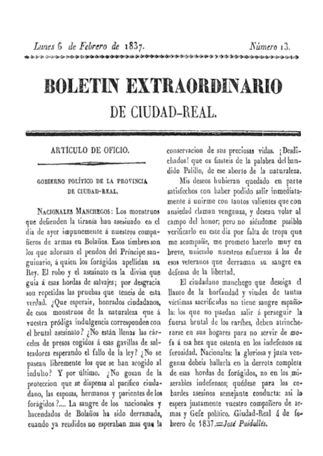El Carlismo en Bolaños