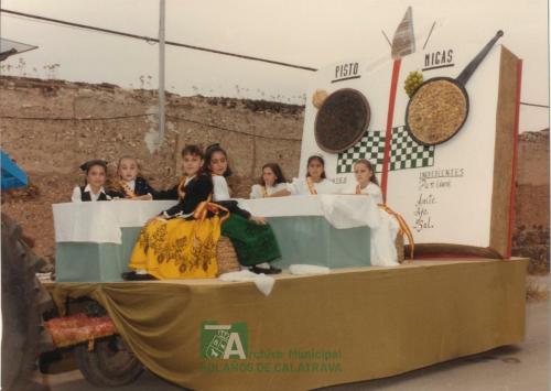 1990, Feria del Cristo, Desfile de Carrozas (2)