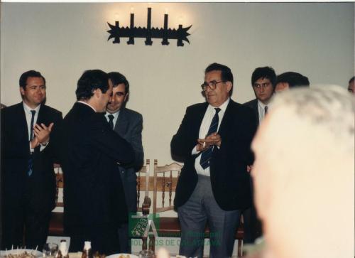 1990, Visita de José Bono e Inauguración de la Planta Depuradora-7