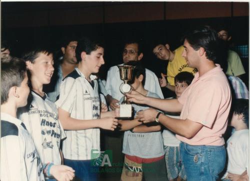1991, Entrega de premios de fútbol sala (2)