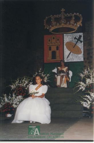 1995, Feria del Cristo, Coronación de Reina y damas (12)