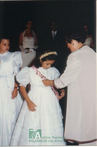 1995, Feria del Cristo, Coronación de Reina y damas (14)
